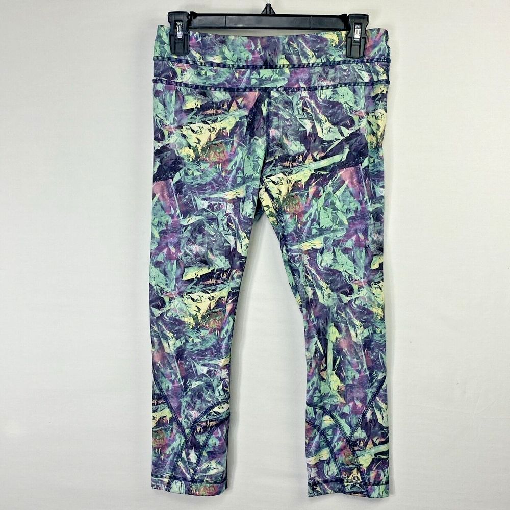 Lululemon Align High-Rise Pant Size 6 Multicolor Floral Leggings Womens Yoga Gym